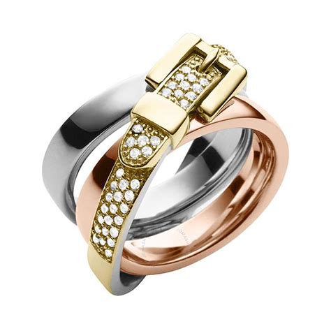 michael kors ring gold cubic|Michael Kors rings.